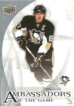 2010-11 Upper Deck - Ambassadors of the Game #AG-25 Sidney Crosby Front