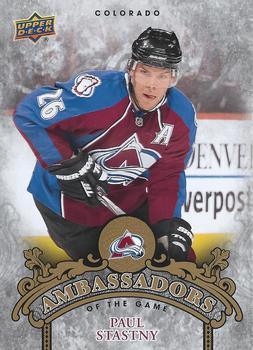 2010-11 Upper Deck - Ambassadors of the Game #AG-35 Paul Stastny  Front