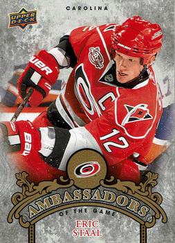2010-11 Upper Deck - Ambassadors of the Game #AG-43 Eric Staal  Front