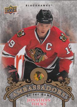 2010-11 Upper Deck - Ambassadors of the Game #AG-52 Jonathan Toews Front