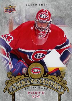 2010-11 Upper Deck - Ambassadors of the Game #AG-53 Patrick Roy Front