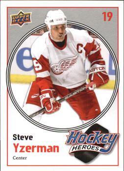 2010-11 Upper Deck - Hockey Heroes: Steve Yzerman #HH7 Steve Yzerman  Front