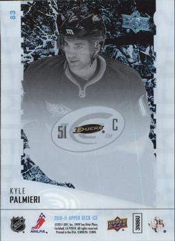 2010-11 SPx - 2010-11 Upper Deck Ice #83 Kyle Palmieri Back