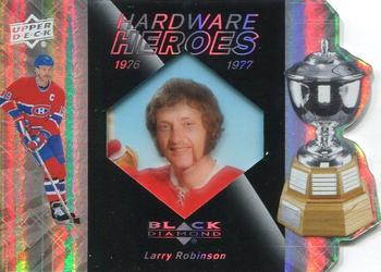 2010-11 Upper Deck Black Diamond - Hardware Heroes #HH-LR Larry Robinson  Front