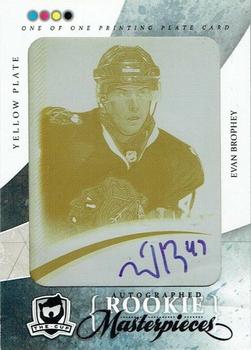 2010-11 Upper Deck The Cup - Printing Plates SP Authentic Yellow #SPA-284 Evan Brophey Front