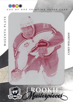 2010-11 Upper Deck The Cup - Printing Plates SP Game Used Magenta #SPGU-165 Casey Wellman  Front