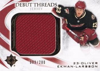 2010-11 Upper Deck Ultimate Collection - Debut Threads #DT-OE Oliver Ekman-Larsson  Front
