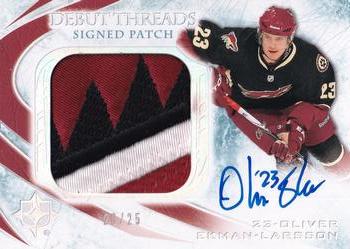 2010-11 Upper Deck Ultimate Collection - Debut Threads Patches Autographs #SDT-OE Oliver Ekman-Larsson  Front