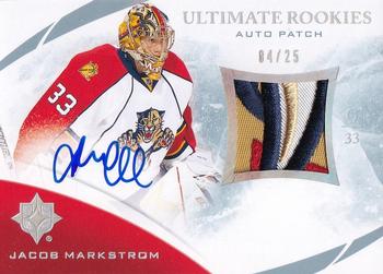 2010-11 Upper Deck Ultimate Collection - Ultimate Rookies Auto Patch #144 Jacob Markstrom Front
