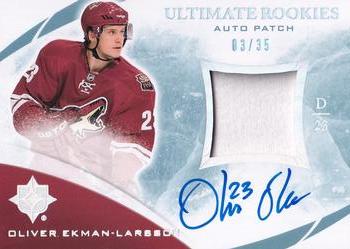 2010-11 Upper Deck Ultimate Collection - Ultimate Rookies Auto Patch #129 Oliver Ekman-Larsson Front