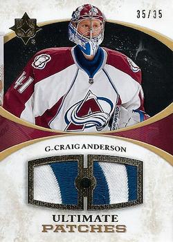 2010-11 Upper Deck Ultimate Collection - Ultimate Patches #UJ-CA Craig Anderson  Front