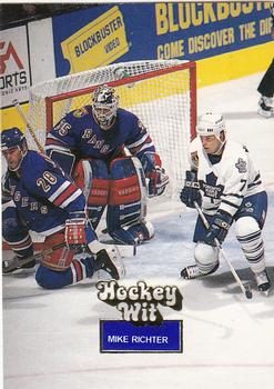 1994 Hockey Wit #1 Mike Richter Front