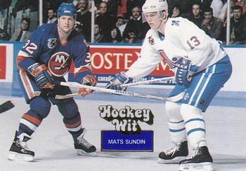 1994 Hockey Wit #51 Mats Sundin Front