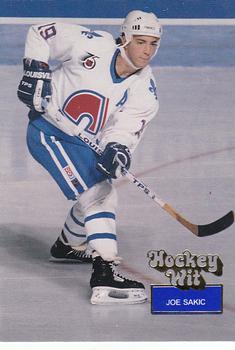 1994 Hockey Wit #100 Joe Sakic Front