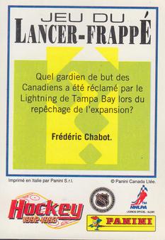 1992-93 Panini Hockey Stickers (French) #9 Brian Noonan  Back