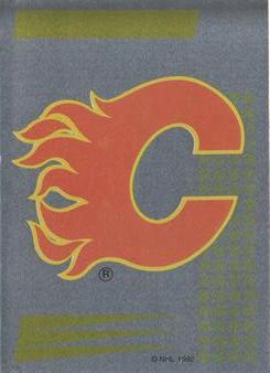 1992-93 Panini Stickers (French) #38 Calgary Flames Logo Front