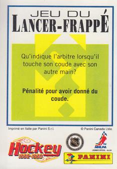 1992-93 Panini Stickers (French) #102 Craig Simpson  Back