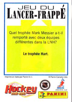 1992-93 Panini Hockey Stickers (French) #209 Joe Sakic  Back