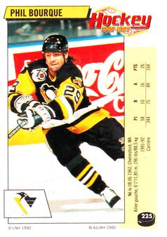 1992-93 Panini Stickers (French) #225 Phil Bourque  Front