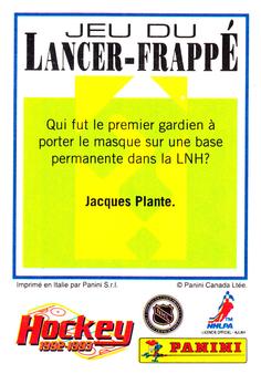 1992-93 Panini Stickers (French) #257 John Cullen  Back