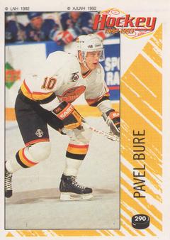 1992-93 Panini Stickers (French) #290 Pavel Bure  Front