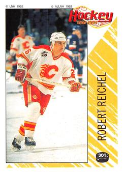 1992-93 Panini Hockey Stickers (French) #301 Robert Reichel  Front