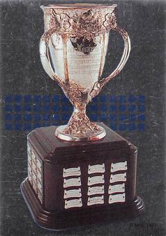1992-93 Panini Hockey Stickers (French) #303 Calder Trophy  Front
