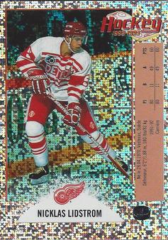 1992-93 Panini Hockey Stickers (French) #J Nicklas Lidstrom  Front