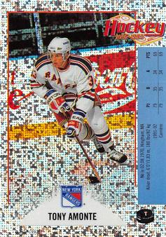 1992-93 Panini Hockey Stickers (French) #T Tony Amonte  Front