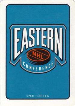 1995-96 Hoyle Eastern Conference Playing Cards #3♥ Radek Bonk  Back