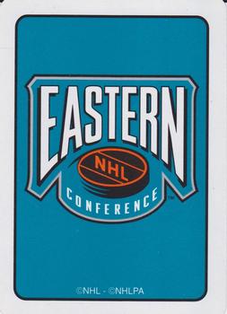 1995-96 Hoyle Eastern Conference Playing Cards #8♥ Wendel Clark  Back