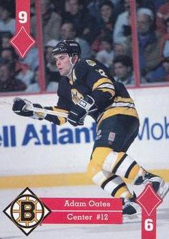 1995-96 Hoyle Eastern Conference Playing Cards #9♦ Adam Oates  Front