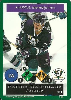 1995-96 Playoff One on One Challenge #111 Patrik Carnback  Front