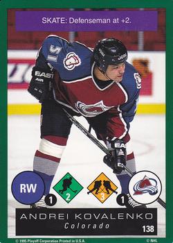 1995-96 Playoff One on One Challenge #138 Andrei Kovalenko  Front