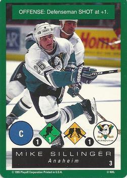 1995-96 Playoff One on One Challenge #3 Mike Sillinger  Front