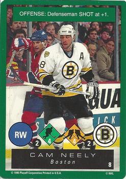 1995-96 Playoff One on One Challenge #8 Cam Neely  Front