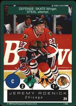 1995-96 Playoff One on One Challenge #24 Jeremy Roenick  Front