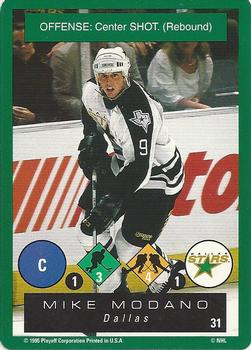 1995-96 Playoff One on One Challenge #31 Mike Modano  Front