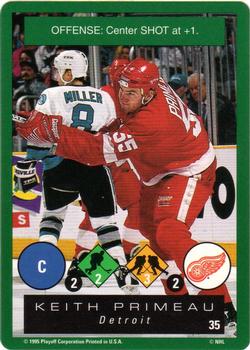 1995-96 Playoff One on One Challenge #35 Keith Primeau  Front