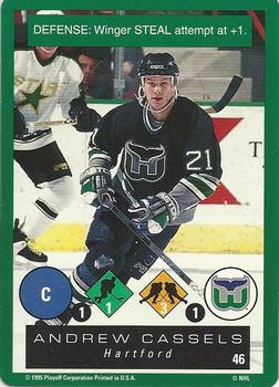 1995-96 Playoff One on One Challenge #46 Andrew Cassels  Front