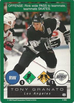1995-96 Playoff One on One Challenge #49 Tony Granato  Front