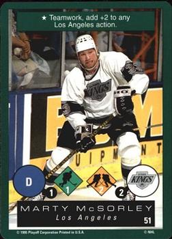 1995-96 Playoff One on One Challenge #51 Marty McSorley  Front