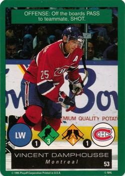 1995-96 Playoff One on One Challenge #53 Vincent Damphousse  Front