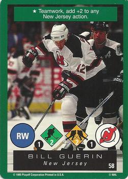 1995-96 Playoff One on One Challenge #58 Bill Guerin  Front