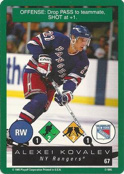 1995-96 Playoff One on One Challenge #67 Alexei Kovalev Front