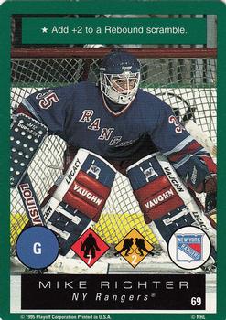 1995-96 Playoff One on One Challenge #69 Mike Richter  Front