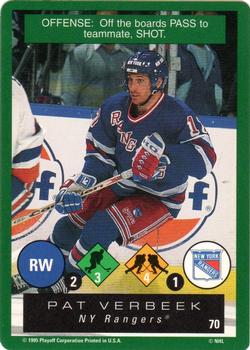 1995-96 Playoff One on One Challenge #70 Pat Verbeek  Front
