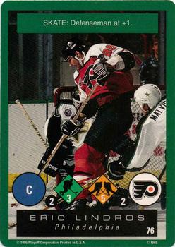 1995-96 Playoff One on One Challenge #76 Eric Lindros  Front