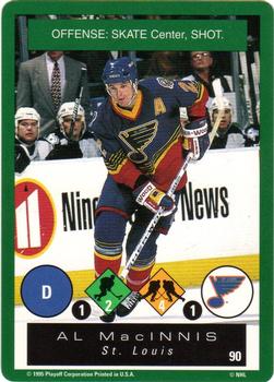 1995-96 Playoff One on One Challenge #90 Al MacInnis  Front