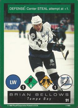 1995-96 Playoff One on One Challenge #91 Brian Bellows  Front